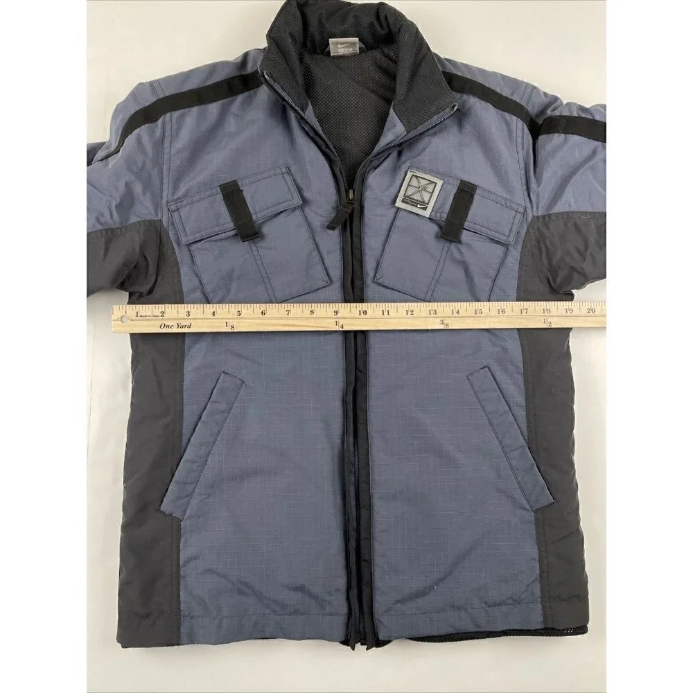 Nike Insulated Full Zip Jacket Boy’s M(8) Mesh Lining Ripstop Nylon Shell